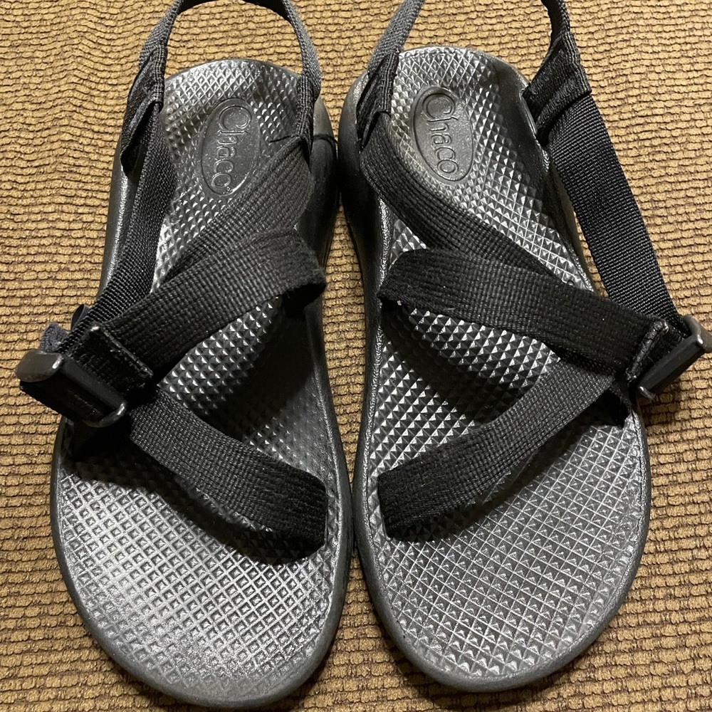 Kids Black Chacos